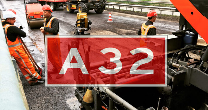 wegwerkzaamheden A32