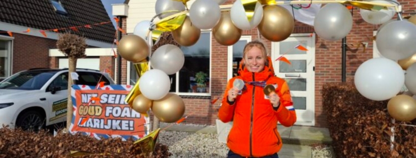 Huldiging Marijke Groenewoud