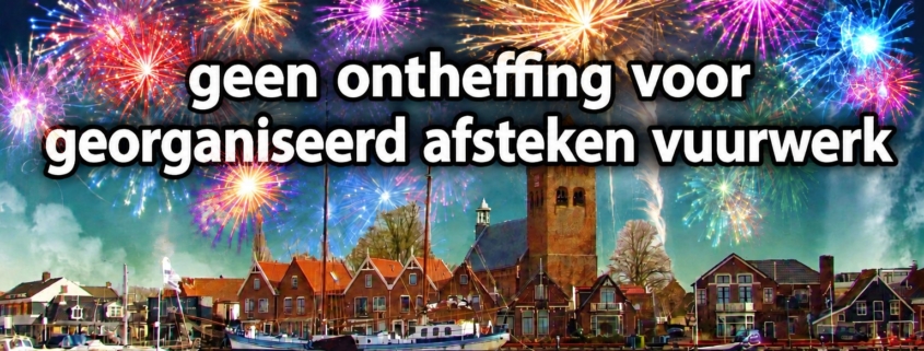 ontheffing vuurwerk